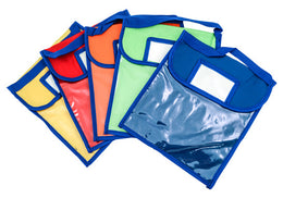 Transparent Front Send-Home Book Bags, 5-Pack