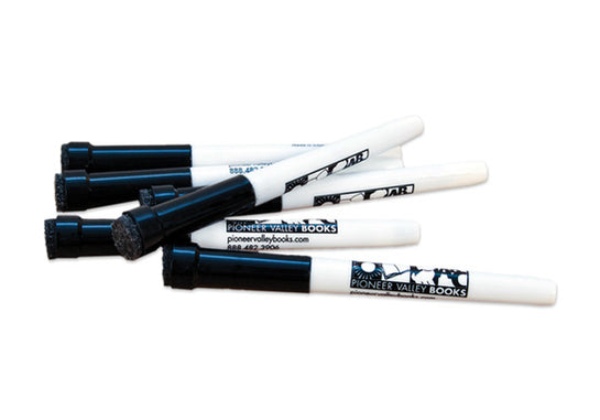 Dry-Erase Markers with Eraser - Set of 6